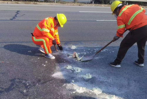 荷塘公路下沉注浆加固